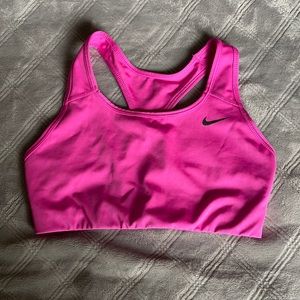 Pink Nike sports bra OBO